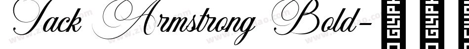 Jack Armstrong Bold字体转换